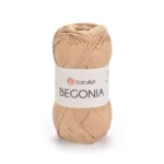 Пряжа Yarnart Begonia 5529 кемел - це 100% мерсеризована бавовна 50 г /169 м. Купити м Київ, Хорива 1 А