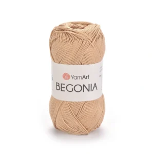 Пряжа Yarnart Begonia 5529 кемел - це 100% мерсеризована бавовна 50 г /169 м. Купити м Київ, Хорива 1 А