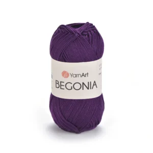 Пряжа Yarnart Begonia 5550 темно фіолетовий - це 100% мерсеризована бавовна 50 г /169 м. Купити м Київ, Хорива 1 А