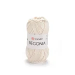 Пряжа Yarnart Begonia 6194 кремовий / молочний - це 100% мерсеризована бавовна 50 г /169 м. Купити м Київ, Хорива 1 А