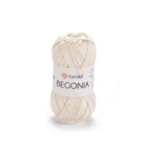 Пряжа Yarnart Begonia 6194 кремовий / молочний - це 100% мерсеризована бавовна 50 г /169 м. Купити м Київ, Хорива 1 А