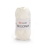 Пряжа Yarnart Begonia 6282 молочний - це 100% мерсеризована бавовна 50 г /169 м. Купити м Київ, Хорива 1 А