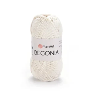 Пряжа Yarnart Begonia 6282 молочний - це 100% мерсеризована бавовна 50 г /169 м. Купити м Київ, Хорива 1 А