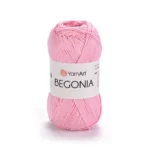 Пряжа Yarnart Begonia 6113 рожевий - це 100% мерсеризована бавовна 50 г /169 м. Купити м Київ, Хорива 1 А
