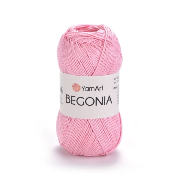 Пряжа Yarnart Begonia 6113 рожевий - це 100% мерсеризована бавовна 50 г /169 м. Купити м Київ, Хорива 1 А