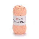 Пряжа Yarnart Begonia 6322 персиковий - це 100% мерсеризована бавовна 50 г /169 м. Купити м Київ, Хорива 1 А