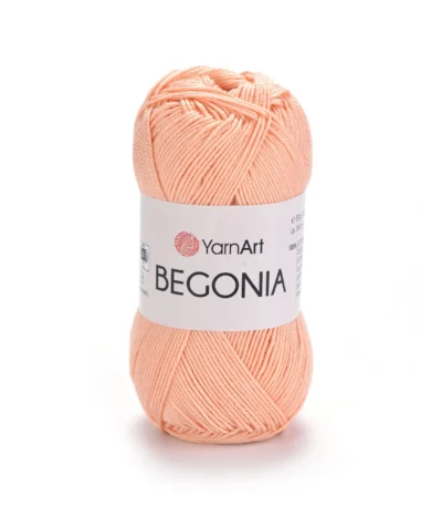 Пряжа Yarnart Begonia 6322 персиковий - це 100% мерсеризована бавовна 50 г /169 м. Купити м Київ, Хорива 1 А