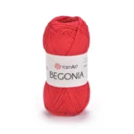 Пряжа Yarnart Begonia 6328 рожево-кораловий - це 100% мерсеризована бавовна 50 г /169 м. Купити м Київ, Хорива 1 А