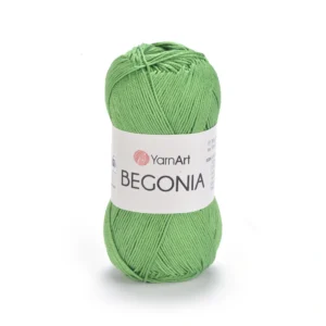 Пряжа Yarnart Begonia 6332 зелений - це 100% мерсеризована бавовна 50 г /169 м. Купити м Київ, Хорива 1 А