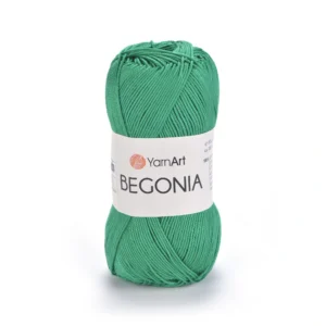 Пряжа Yarnart Begonia 6334 смарагд - це 100% мерсеризована бавовна 50 г /169 м. Купити м Київ, Хорива 1 А