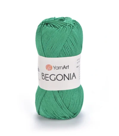 Пряжа Yarnart Begonia 6334 смарагд - це 100% мерсеризована бавовна 50 г /169 м. Купити м Київ, Хорива 1 А