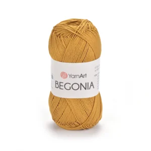 Пряжа Yarnart Begonia 6340 гірчиця - це 100% мерсеризована бавовна 50 г /169 м. Купити м Київ, Хорива 1 А
