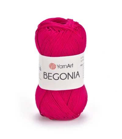 Пряжа Yarnart Begonia 6358 малиновий - це 100% мерсеризована бавовна 50 г /169 м. Купити м Київ, Хорива 1 А