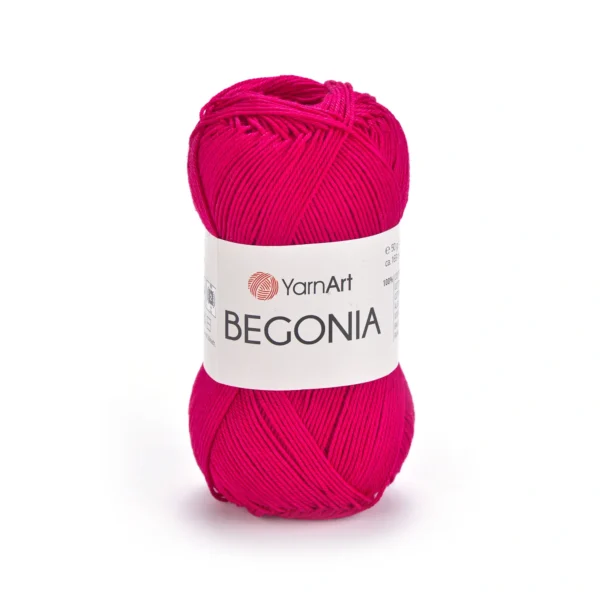 Пряжа Yarnart Begonia 6358 малиновий - це 100% мерсеризована бавовна 50 г /169 м. Купити м Київ, Хорива 1 А