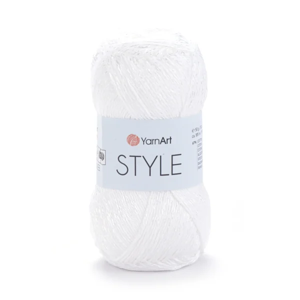 Yarnart Style 650 білий