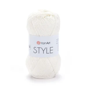 Yarnart Style 668 небесно-блакитний — пряжа бавовна з віскозою, моток 50 г купити Київ
