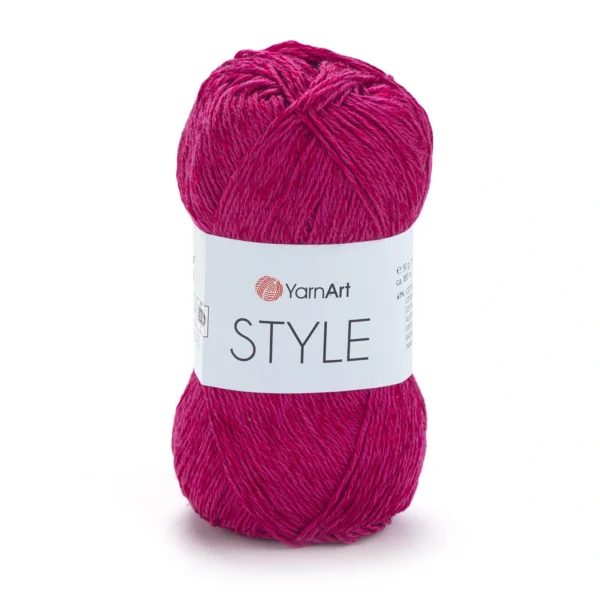 Yarnart Style 661 фуксія купити Київ