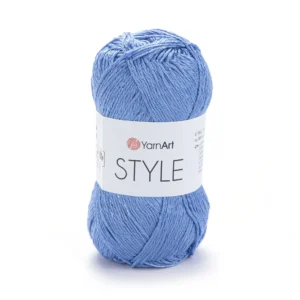 Yarnart Style 674 бузковий — пряжа бавовна з віскозою, моток 50 г купити Київ