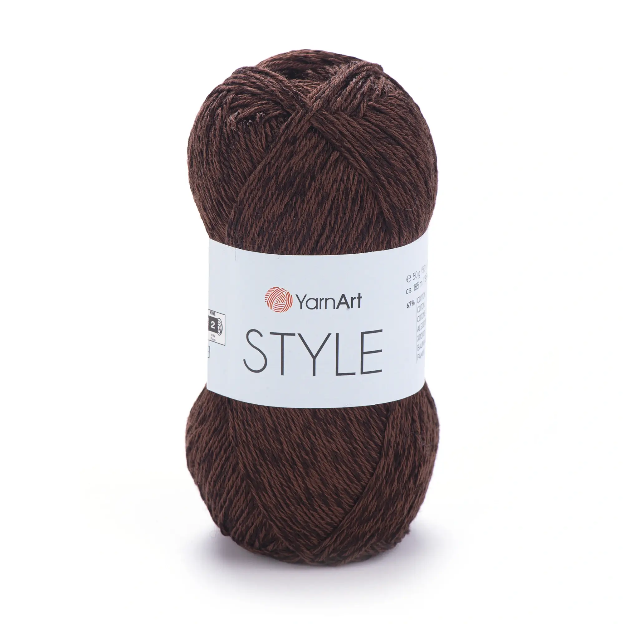 YARNART-STYLE_672 Yarnart Style 672 шоколадний купити Київ