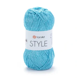 Yarnart Style 674 бузковий — пряжа бавовна з віскозою, моток 50 г купити Київ