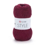 Yarnart Style 676 бордовий купити Київ