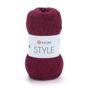 Yarnart Style 6309 фіолетовий — пряжа бавовна з віскозою, моток 50 г купити Київ