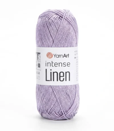 Yarnart Linen Intense 4133 сіро-блакитний — пряжа льон з віскозою, купити Київ