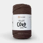 Yarnart Macrame Cord 763 бірюза — шнур 3мм для сумок і макраме