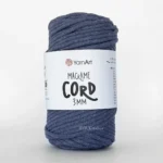 YarnArt Macrame Cord 3мм 763 бірюза — міцний бавовняний шнур 3мм для в'язання сумки гачком купити в Магазин пряжі Київ, Хорива 1 А
