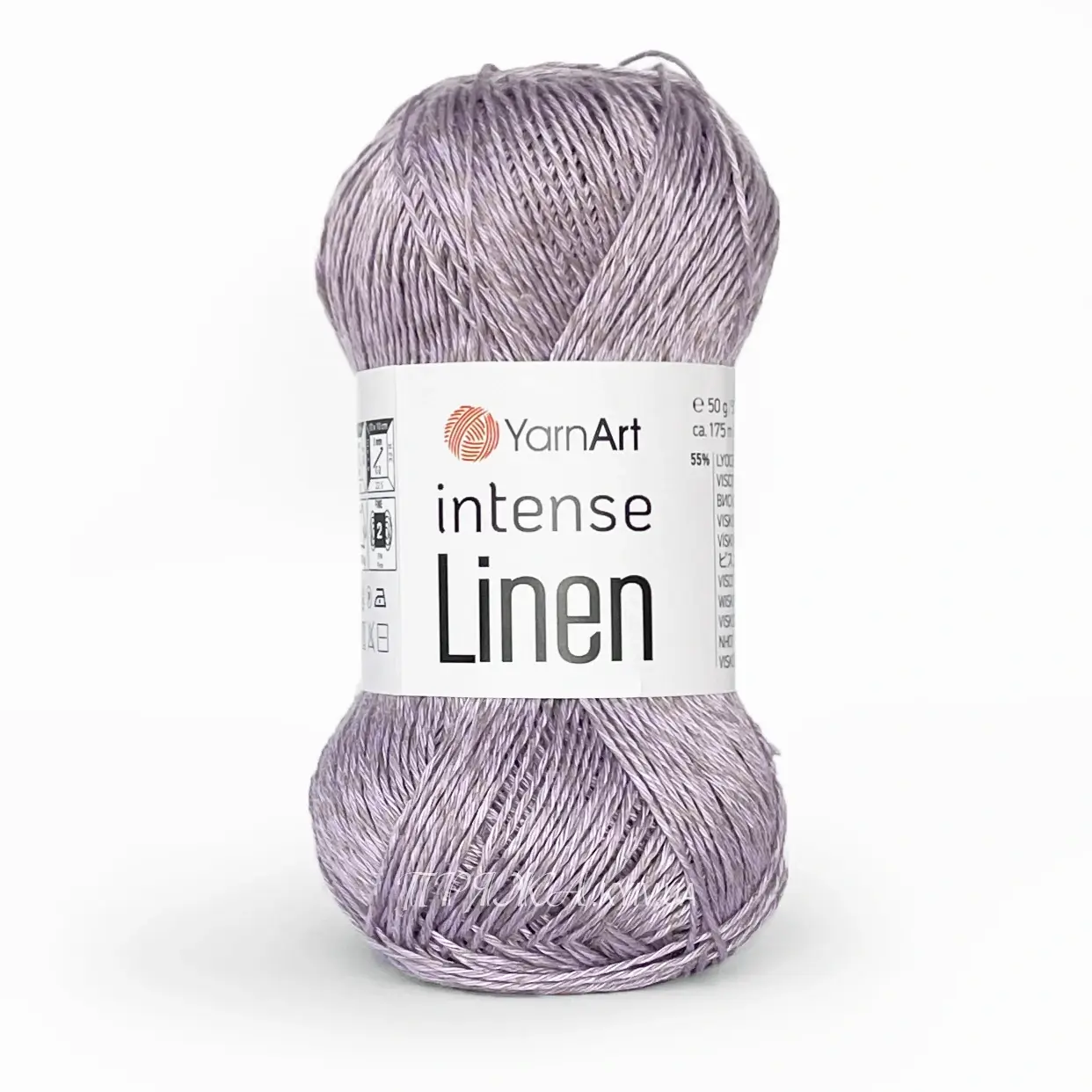 Yarnart Linen Intense 4915 синій — пряжа льон з віскозою, купити Київ