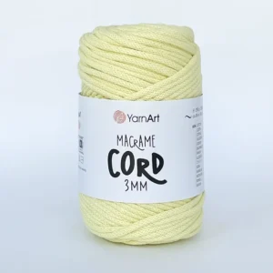 YarnArt Macrame Cord 3мм 763 бірюза — міцний бавовняний шнур 3мм для в'язання сумки гачком купити в Магазин пряжі Київ, Хорива 1 А