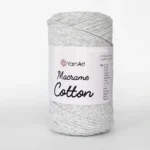 Yarnart Macrame Cotton 774 сірий — пряжа-шнур для макраме і сумок, доступна в магазині Київ, Хорива 1-А