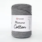 Yarnart Macrame Cotton 774 сірий — пряжа-шнур для макраме і сумок, доступна в магазині Київ, Хорива 1-А