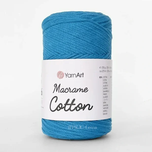 Yarnart Macrame Cotton [attr name="pa_n-color"] [attr name="pa_color"] — пряжа-шнур для макраме і сумок, доступна в магазині Київ, Хорива 1-А