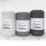 Yarnart Macrame Cotton палітра бежевих відтінків (756, 774, 758) — пряжа-шнур для макраме і сумок, купити в магазині Київ, Хорива 1-А