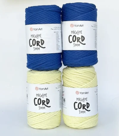 Yarnart Macrame Cord 3 mm шнур макраме Ярнарт