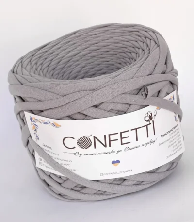 Пряжа Confetti трикотажна 7-9 мм Мишка купити Київ