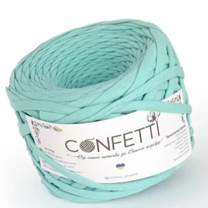 Трикотажна пряжа Confetti 7–9 мм сірий