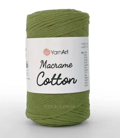 Yarnart Macrame Cotton 8527 бузковий — пряжа-шнур для макраме і сумок, доступна в магазині Київ, Хорива 1-А