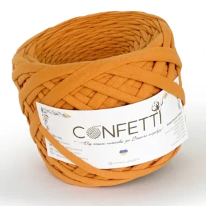 Трикотажна пряжа Confetti 7–9 мм сірий