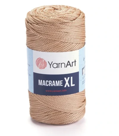 Yarnart Macrame XL 166 бежевий шнур макраме 3 мм 100% поліестер купити Київ