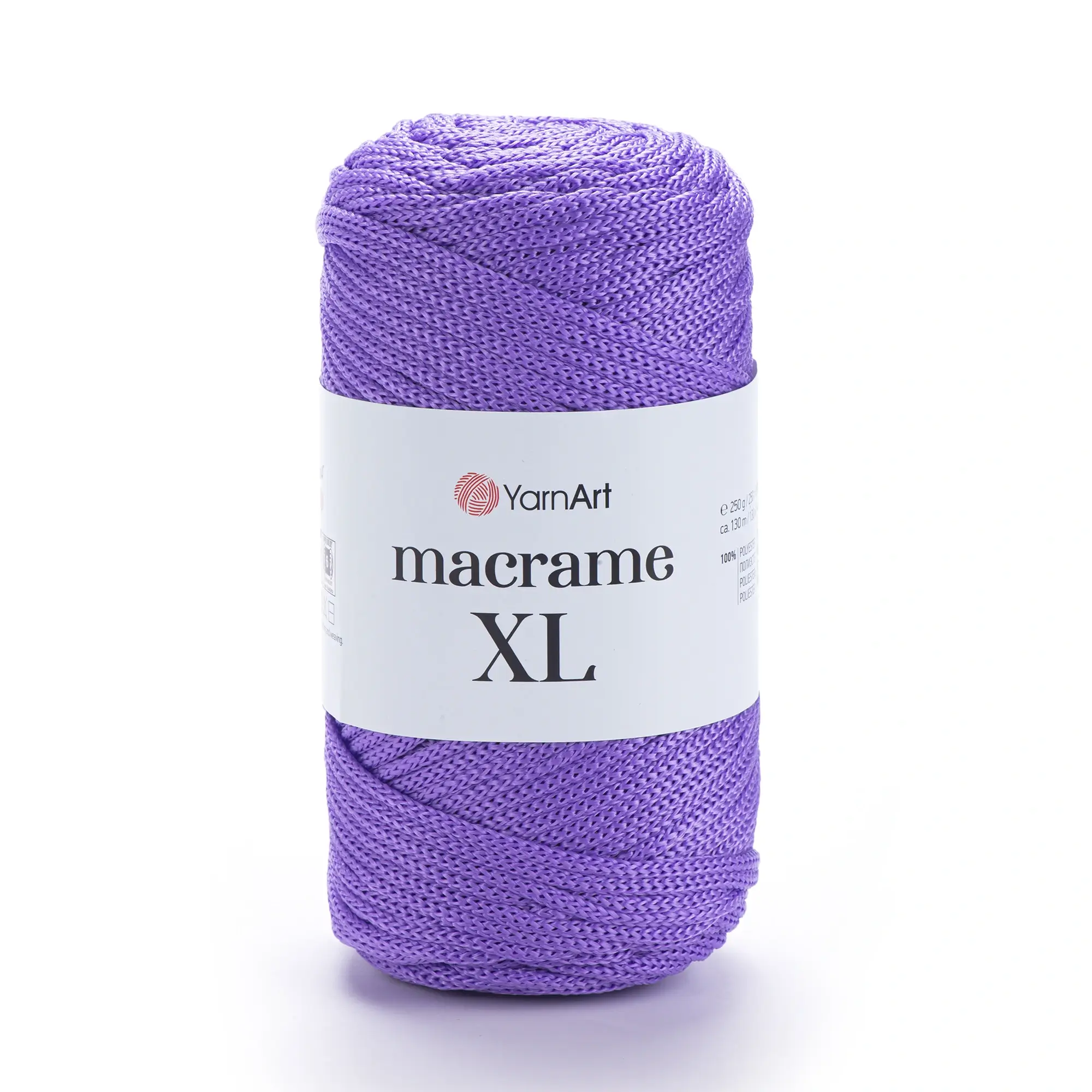 YARNART_MACRAME_XL-135 Yarnart Macrame XL 135 бузковий шнур макраме 3 мм 100% поліестер купити Київ