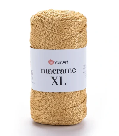 Yarnart Macrame XL 166 бежевий шнур макраме 3 мм 100% поліестер купити Київ