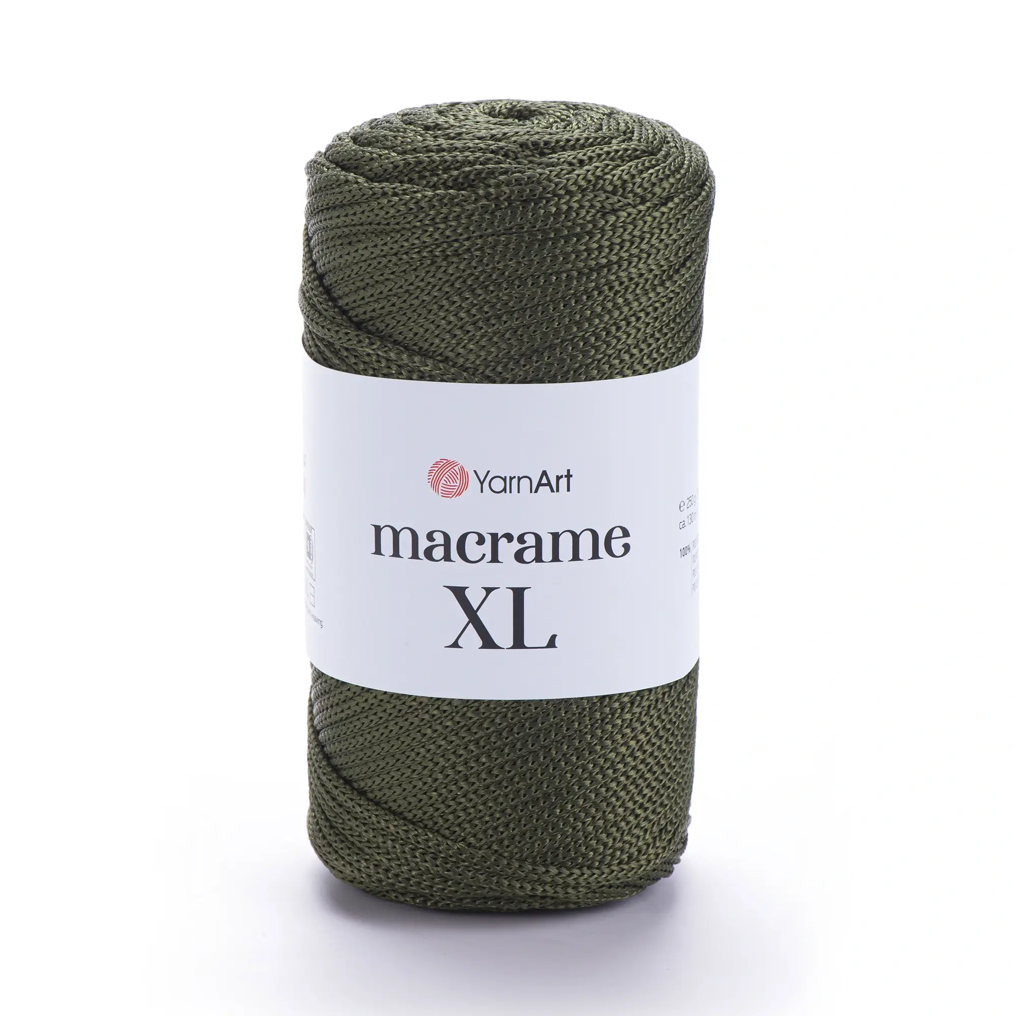 YARNART_MACRAME_XL-164 Yarnart Macrame XL 164 оливковий шнур макраме 3 мм 100% поліестер купити Київ