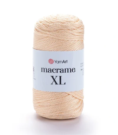 Yarnart Macrame XL 166 бежевий шнур макраме 3 мм 100% поліестер купити в Київ