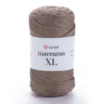 Yarnart Macrame XL 170 сіро-коричневий шнур макраме 3 мм 100% поліестер купити в Київ