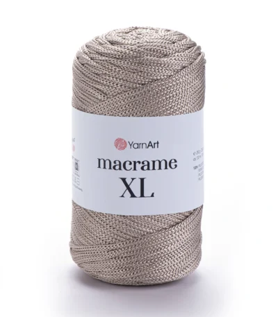 Yarnart Macrame XL 166 бежевий шнур макраме 3 мм 100% поліестер купити в Київ