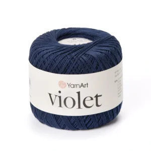 Yarnart Violet 1000 Білосніжний 100% мерсеризована бавовна 282 м/50г