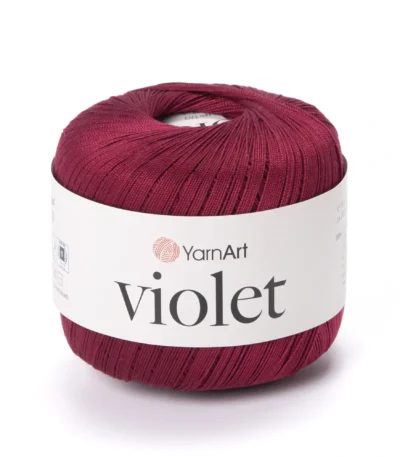 Yarnart Violet 4915 волошковий 100% мерсеризована бавовна 282 м/50г