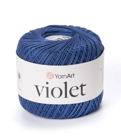 Yarnart Violet 4915 волошковий 100% мерсеризована бавовна 282 м/50г